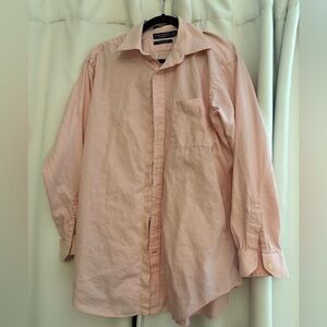Daniel Cremieux Light Pink Richard Shirt 16 1/2- 34 100% cotton